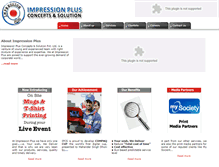 Tablet Screenshot of impressionplus.co.in